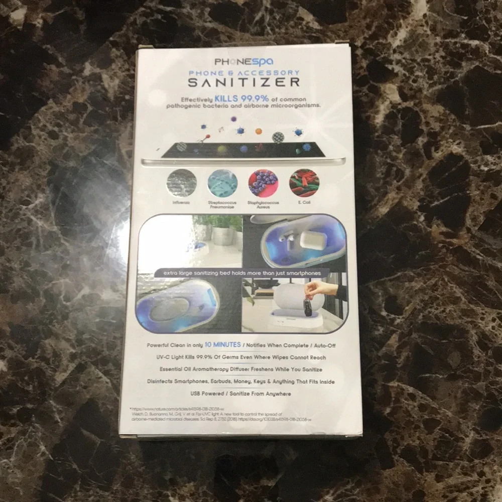 PhoneSpa Phone & Accessory UV-C Sanitizer